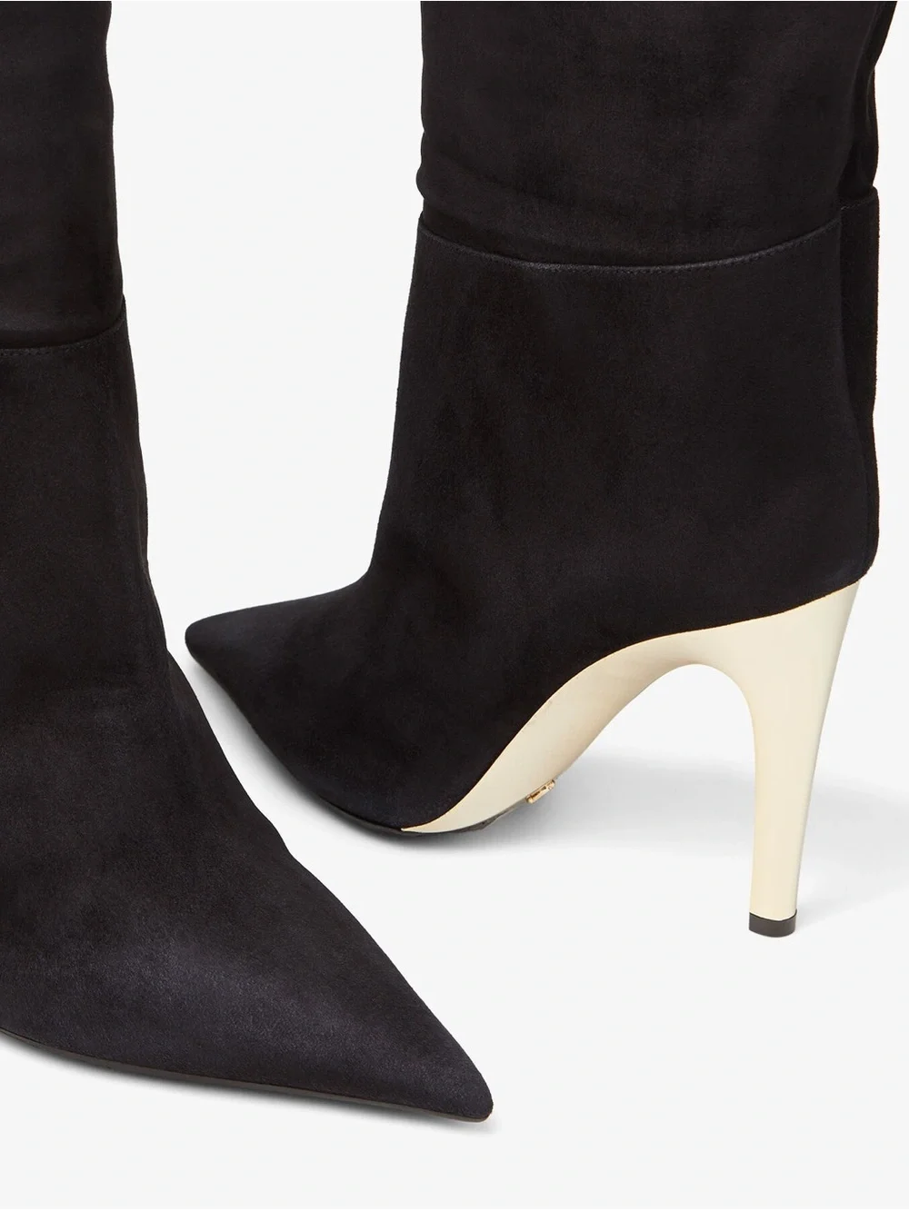 Jimmy Choo Cierra 100 Suede Over-the-Knee Boots 37.5 $2,195
